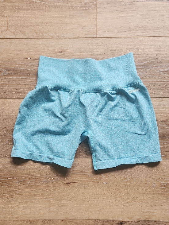 Dfyne Pants - DFYNE  Hannah Pearson Teal Athletic Shorts M 4.5" Length